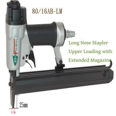 Air Fine Wire Stapler for Upholstery with long magazine 8016ABLM